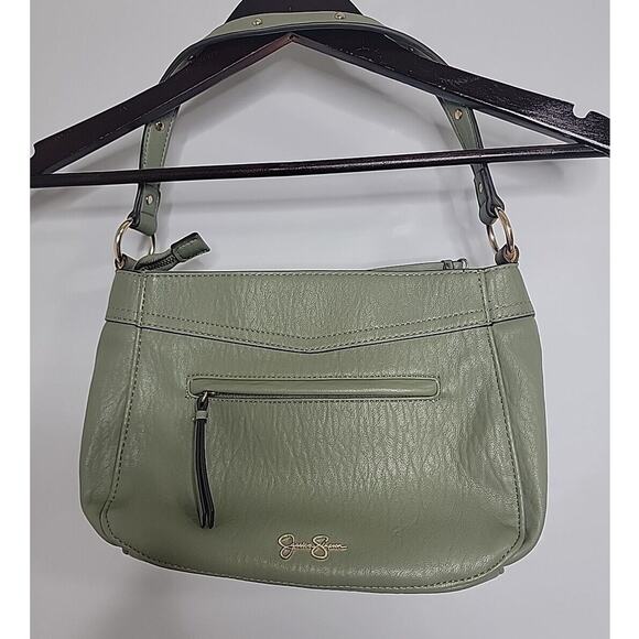 Jessica Simpson Medium SABRINA PURSE WOMENS OLIVE LODEN GREEN EUC - Picture 3 of 9